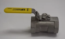 Lansdale Valve 1000 WOG 1-1/4" 316 Stainless Steel 2-Way Ball Valve