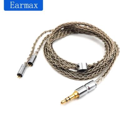 6N OCC Silver Cable For KZ ZS3 ZS4 ZS5 ZS6 ZS7 ZSA AS06 3.5mm to 0.78mm 2Pin 4FT