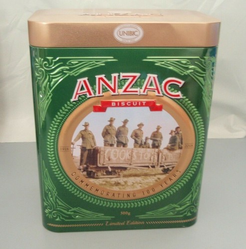 Anzac Biscuit Limited Edition Tin Troops Embark Of D Class Wagon * Like New * - Photo 1 sur 2