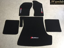 Autoteppiche Fußmatten Kofferraum Set für Audi B3 S2 1990-1995 Edition 5tlg neu