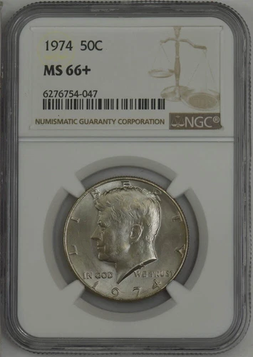 1974 Kennedy Half 50c MS66+ NGC 945353-57Q 