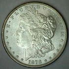 1878 S Morgan Silver Dollar BU Uncirculated $1 Silver One Dollar Coin As seen