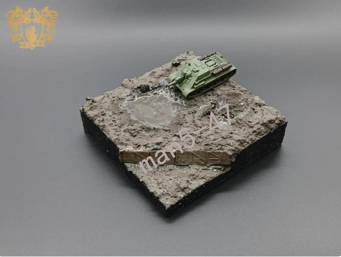 3D Printed Model 1/144 Soviet SU-122 tank destroyer Finished Model - Image 3 of 3