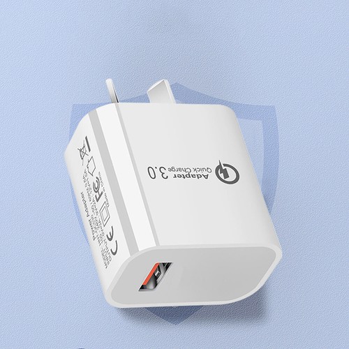 QC3.0 18W USB-A Fast Charge Power Adapter Home Travel AC Wall Charger AU Plug - Photo 12 sur 22