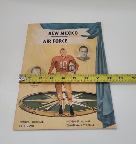Vintage New Mexico College Football Official Program Zimmerman Stadium 1958 ⬇️ - Picture 24 of 24