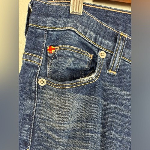 HUDSON $198 Leigh Boyfriend Pant Blue Jeans Denim Distressed Women's Casual 27 - Picture 5 of 16