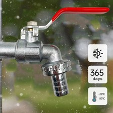 Basin Faucet 1/2" Brass Water Tap Lever Ball Valve Type Home Outdoor Garden Tool