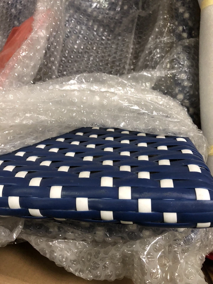 Taburete de bar bistró francés colección exterior teca oscura blanco 2 sillas Foto 3 de 4