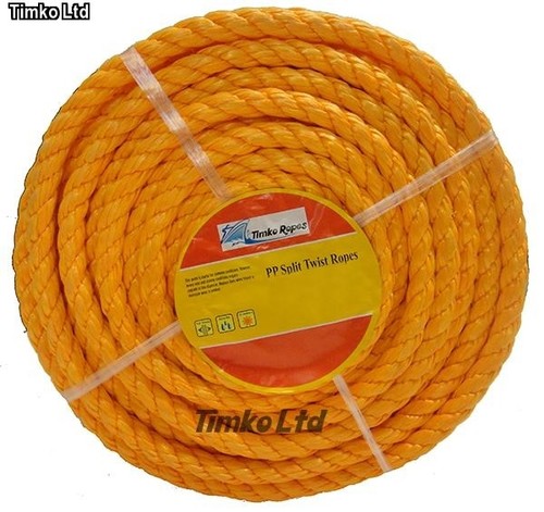 12mm Coloured Polypropylene Rope, Blue, Orange, Red, Yellow, White - Poly Rope - Picture 2 of 6