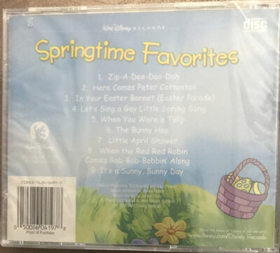 Walt Disney Records Springtime Favorites Music CD 1998 for sale