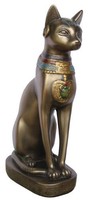Egyptian Goddess Bastet Cat Sitting Statue, New, Free Shipping on sale Egyptian Goddess Bastet Cat Sitting Statue, New, Free Shipping on sale