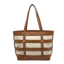 Michael Kors Natural & Acorn Marie Cage Tote