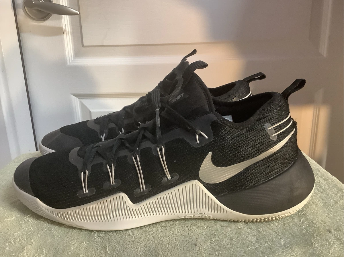 MENS NIKE HYPERSHIFT TB BASKETBALL SHOES SIZE 15 BLACK WHITE 856488 001