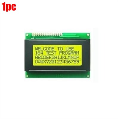 5V LCD 16×4 Zeichen Display – 1604 Modul Mit Gelber Hintergrundbeleuchtung Für Arduino