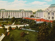 Vintage Postcard, ANNAPOLIS, MD, Aerial View Of US Naval Academy's Smoke Park