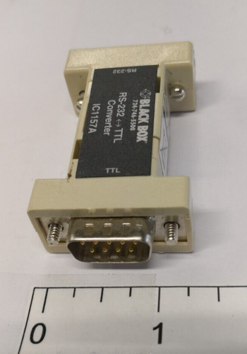 Black Box RS-232 to TTL Bidirectional Converter adapter adaptor DB9 IC1157A - Photo 4/4