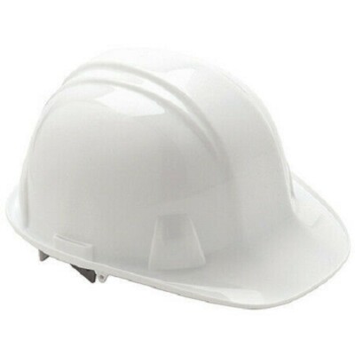 Condor 52Lc84 Front Brim Hard Hat, Type 1, Class E, Ratchet  (4-Point), White