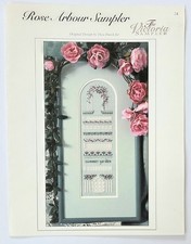 VICTORIA SAMPLER ROSE ARBOUR SAMPLER COUNTED CROSS STITCH PATTERN BOOKLET