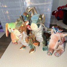 Ty Beanie Babies Zodiac Collection Dragon Rabbit Horse 2000 Plush Ages 3 & Up