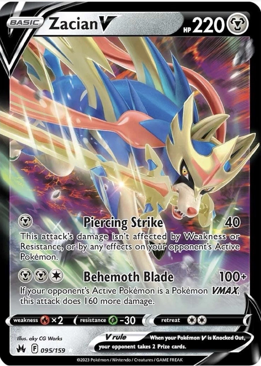 Zacian V 095/159 Crown Zenith for sale | eBay