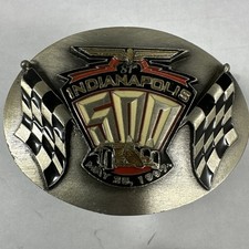 1997 Indianapolis 500 Event Belt Buckle 280 of 500 Limited A. Luyendyk Treadway