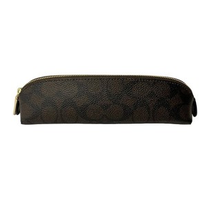 COACH Signature CZ206 Dark Brown PVC - Accessory Case