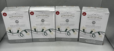 Lot of 4 Boxes Wondershop A1 100 Mini String Lights Warm White NEW Opened Boxes