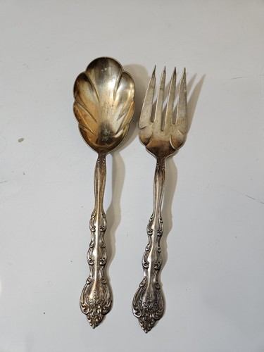 International Silver INTERLUDE Versilbertes Besteck Servierlöffel Aufschnitt Fleisch Gabel - Bild 1 von 7