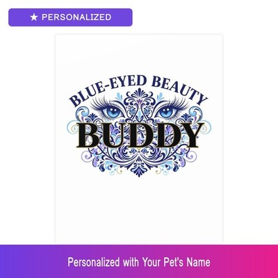 Custom Ragdoll Cat Pet Lover Poster Personalized Name Matte Art Easter Gift