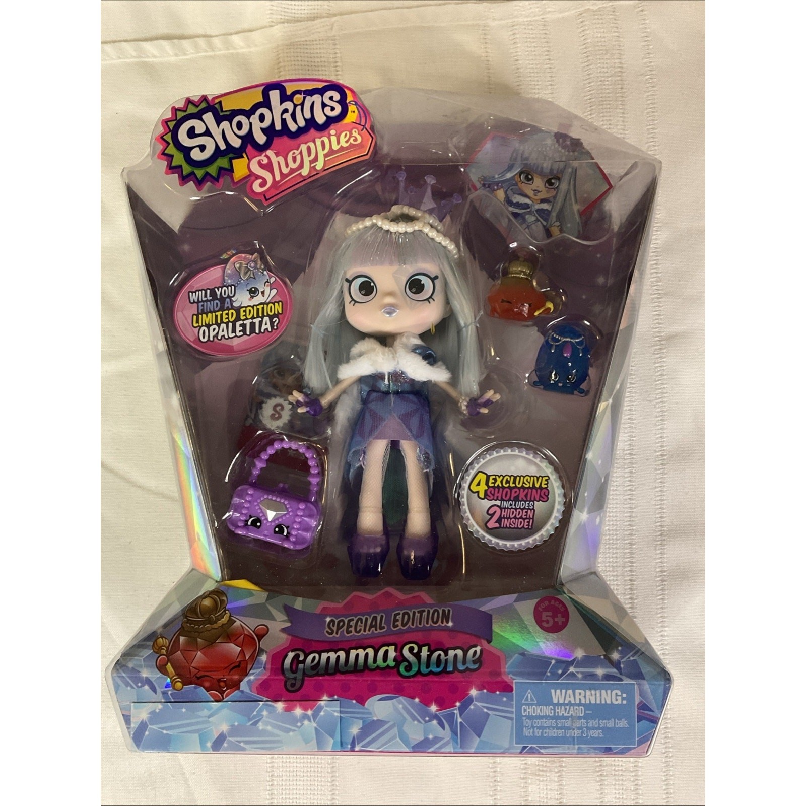 New Shopkins Shoppies SPECIAL EDITION Gemma Stone Doll Exclusive WALMART