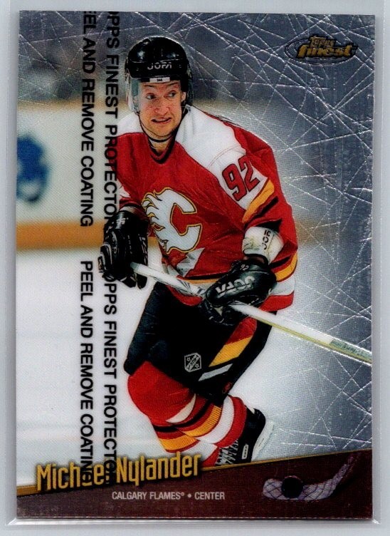 1998-99 Topps Finest #63 Michael Nylander Calgary Flames