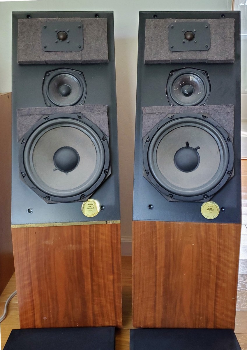 サボテンダー Thiel 03a Pair Speakers Excellent !!! Black Walnut Audiophile High