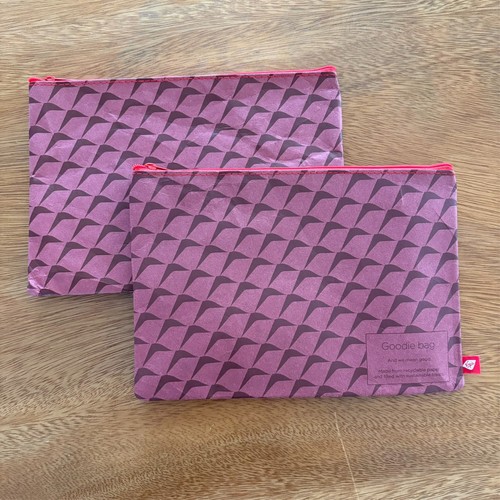2026 Virgin Atlantic Upper Class Goodie Bag Amenity Kit Set of 2 - BAGS ONLY