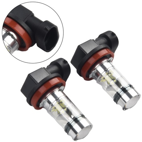 10000k -6500k 2x Driving H11 Led Chip H8 Bulbs White 2323 Light Lamp 60w Fog - Picture 3 of 24