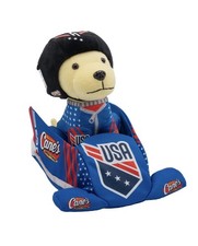 Raising Cane's Olympic Bobsled Plush Puppy Collectible