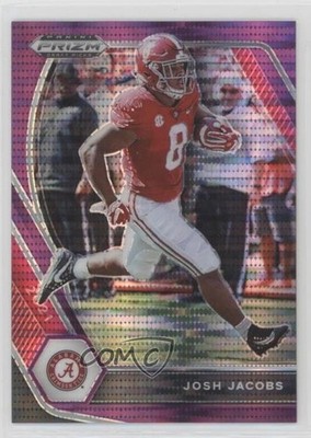 2021 Panini Prizm Draft Picks Purple Pulsar Prizm 14/25 Josh Jacobs #95 9o3