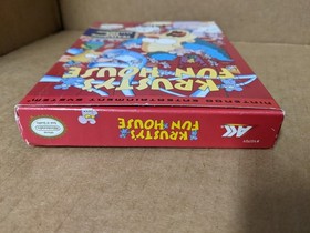 Krusty's Fun House for Nintendo NES Complete in Box with poster The Simpsons