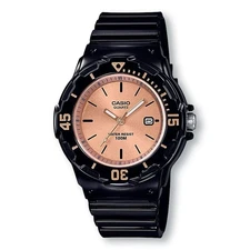 CASIO LRW200H-9E2 Analog Quartz Black & Rose Gold Sports Watch