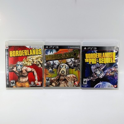 Borderlands Borderlands 2 Borderlands The Pre Sequel Three Game Set Bundle CIB