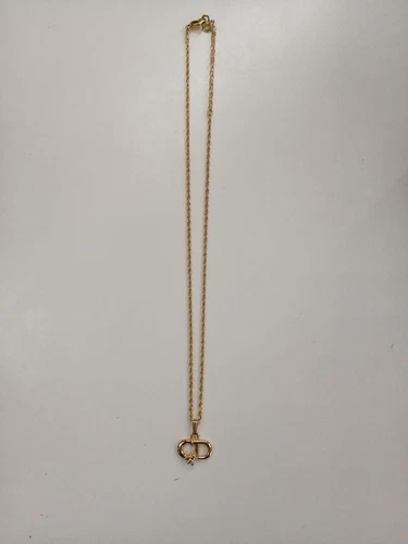 Collana Christian Dior logo ape