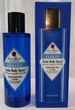JACK BLACK Authentic & Original Turbo Body Spray 100ml/3.4 OZ MADE In USA