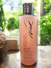 NEW Nick Chavez 8oz Liquid Silk Blow-Out Hair Smoother Keratin & Aragon Oil