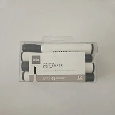 Office Depot Low Odor Dry Erase Markers Chisel Point 1 pack of 12  black.