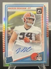 2025 Donruss Optic Mason Graham Holo (RAW)