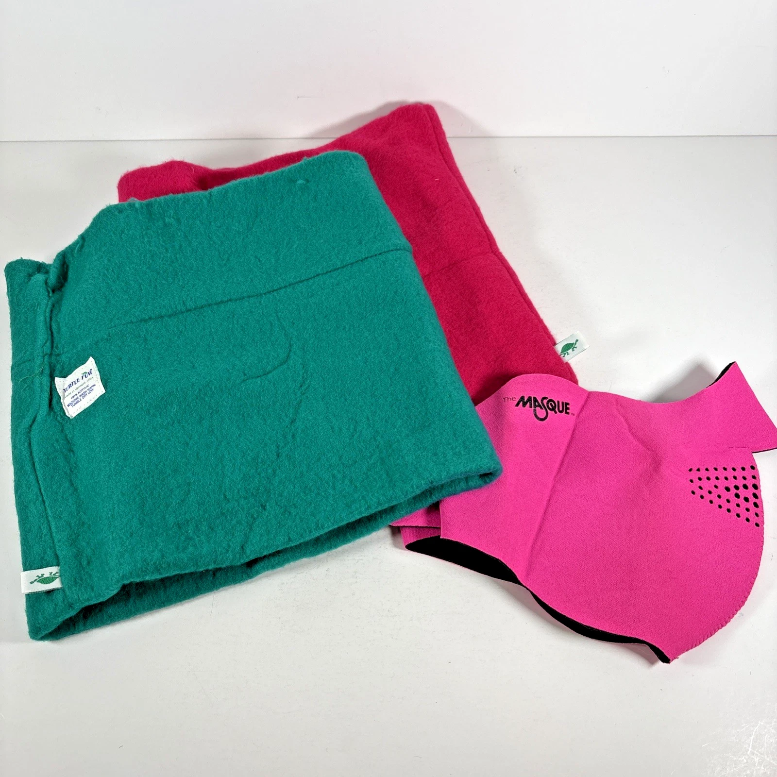 Turtle Fur LOT 2 Fleece Neck Warmer Gaiters & 1 Masque Winter Cold Weather
Opens in a new window or
