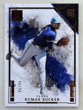 Kumar Rocker 2025 Panini Impeccable Rookie RC /99 #57 MLB Texas Rangers Card