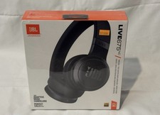 JBL Live 675 NC True Adaptive Noise Cancelling Headphones Black New open Box 