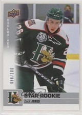 2019-20 Upper Deck CHL Star Rookie SP Exclusives 58/100 Zack Jones #343 01ks
