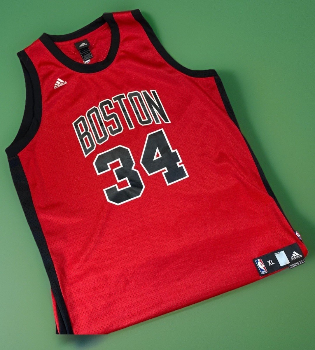 Adidas Men's Boston Celtics NBA Paul Pierce #34 Stitched Jersey