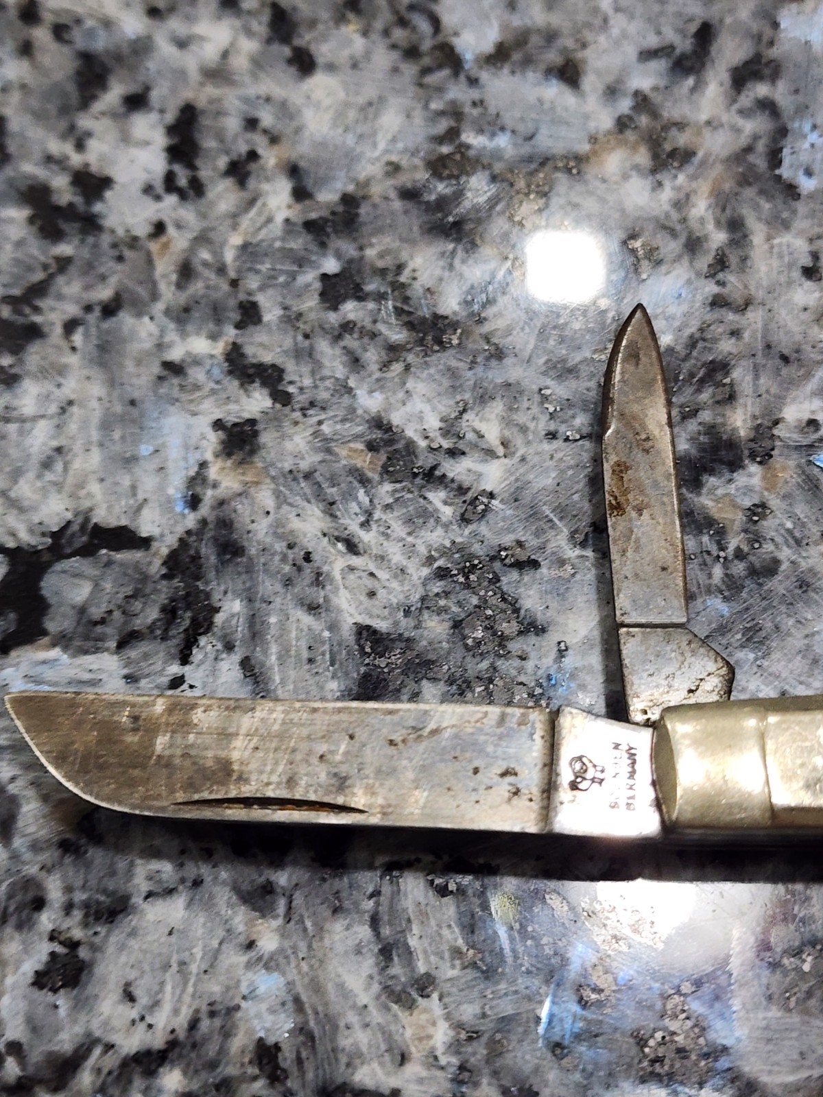 Hen & Rooster Pocket Knife 324C 24KT Bertram Solingen Germany 4 Blade Congress